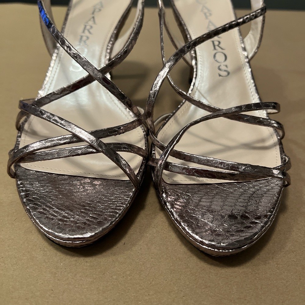 Caparros Women's Strappy Metallic Heels - Picture 4 of 8